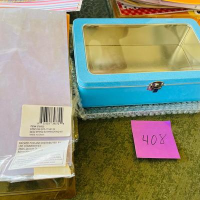 Lot of scrap book paper & other