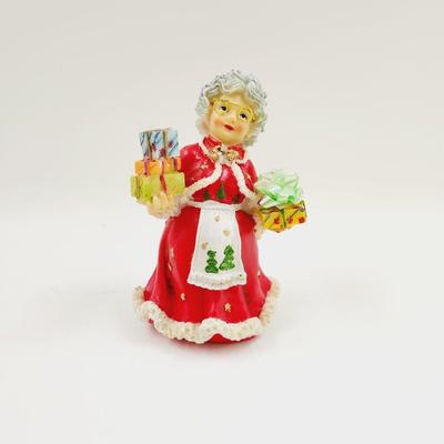 CUTE MRS SANTA SMALL FIGURINE