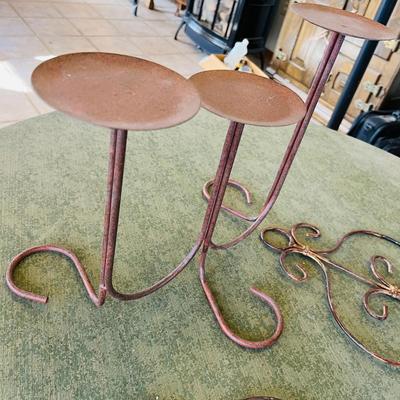 Wire Candle Holders