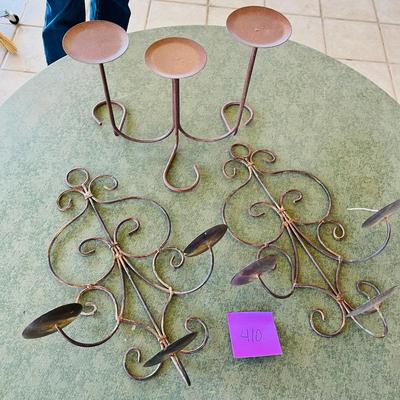 Wire Candle Holders