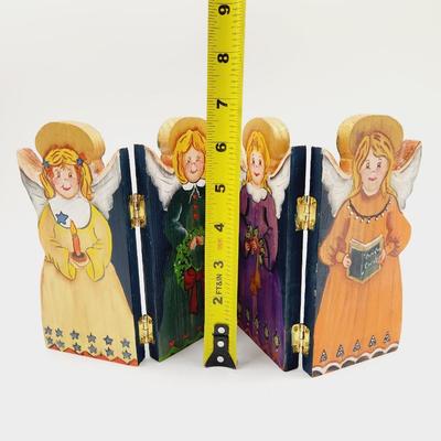 ANGEL FOLDING WOODEN TABLE TOP DECOR