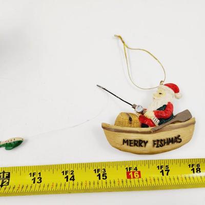 CHRISTMAS FISHERMAN ORNAMENT BUNDLE