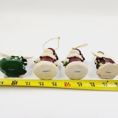 CUTE SANTAS & ANGELS ORNAMENT BUNDLE