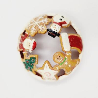 TERRACOTTA CHRISTMAS CANDLE TOPPER