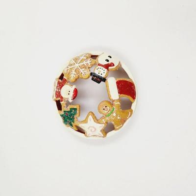 TERRACOTTA CHRISTMAS CANDLE TOPPER