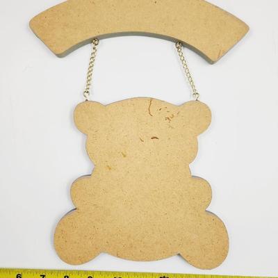 VINTAGE WOODEN BEARY CHRISTMAS SIGN