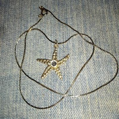 Nice Starfish Pendant and Chain