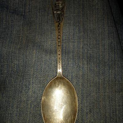 Sterling Silver Juarez Mexico Collectors Spoon