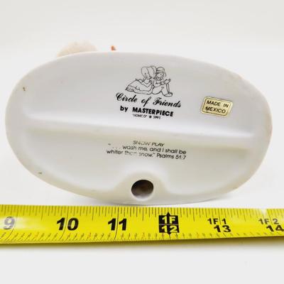 CIRCLE OF FRIENDS BY MASTERPIECE "SNOW PLAY" FIGURINE