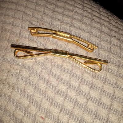 Pair of 4 gram 1/20 10k GF Tie Clips