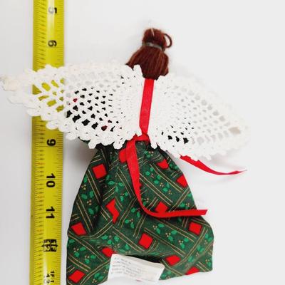 HAND CRAFTED CHRISTMAS TEACHER ANGEL ORNAMENT