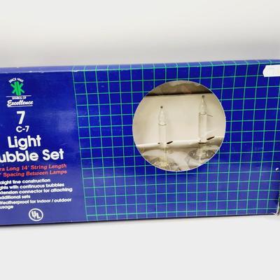 2 - 7 PC BUBBLE LIGHT SETS