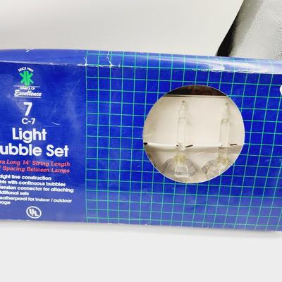 2 - 7 PC BUBBLE LIGHT SETS