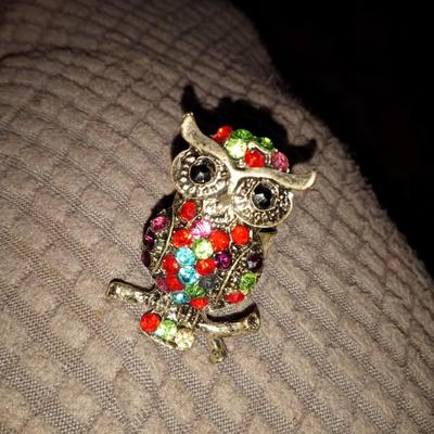 Vintage Adjustable Rhinestone Ring