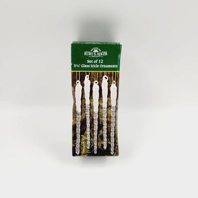 KIRKLAND SET OF 12 - 5.25 INCH ICICLE ORNAMENT