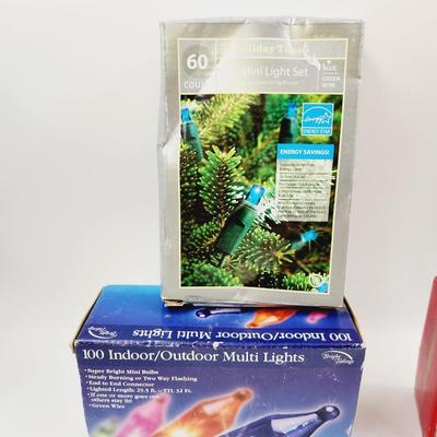 NEW 4 PACK BUNDLE OF CHRISTMAS LIGHTS