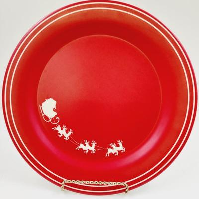 TARGET SANTA COOKIE PLATE