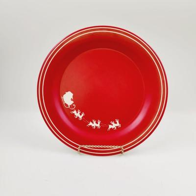 TARGET SANTA COOKIE PLATE