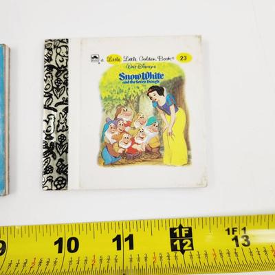 TINY LITTLE GOLDEN BOOKS PRINCESS BOOK BUNDLE 3 PC