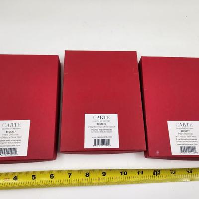 3 PACK OF DOG CHRISTMAS CARDS