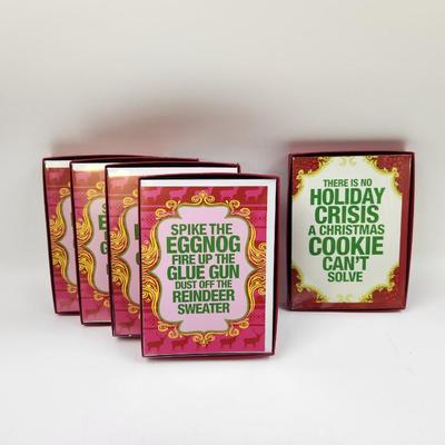 5 PACK OF COOL CHRISTMAS CARDS