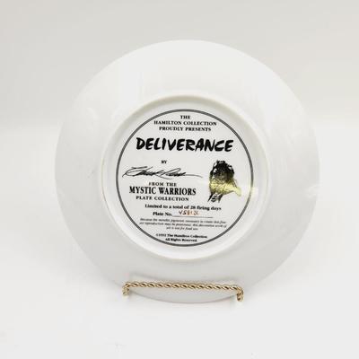 MYSTIC WARRIORS - DELIVERANCE NATIVE AMERICAN COLLECTABLE PLATE