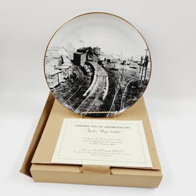 BNSF COLLECTABLE "TOPEKA SHOPS" PLATE