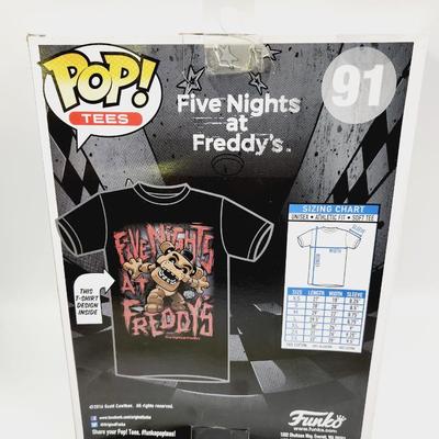FUNKO POP FIVE NIGHTS OF FREDDY "FREDDY FAZBEAR" ESIZE MED TSHIRT