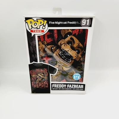 FUNKO POP FIVE NIGHTS OF FREDDY "FREDDY FAZBEAR" ESIZE MED TSHIRT