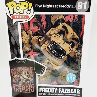 FUNKO POP FIVE NIGHTS OF FREDDY "FREDDY FAZBEAR" ESIZE MED TSHIRT
