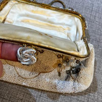 Antique Beaded Purse, made in France