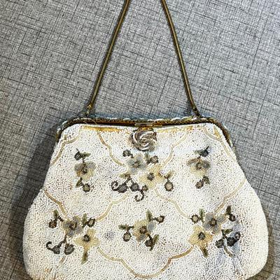 Antique Beaded Purse, made in France