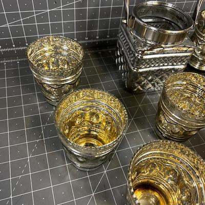 Mirrored Glass Votive or Candle Holders 