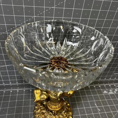 Golden Lovely Cherubs Bowl