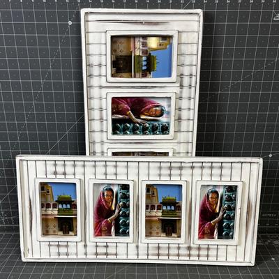 2 Rustic Wood Picture Frames new