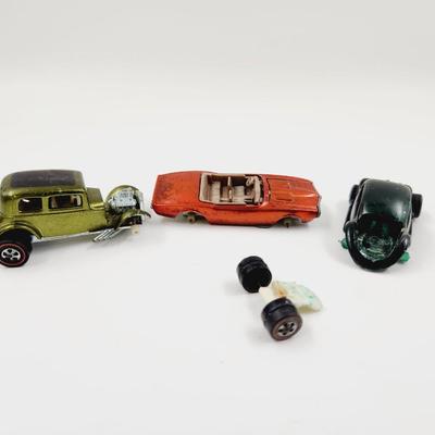 BROKEN LOT OF 1960"S REDLINE CARS