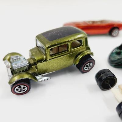 BROKEN LOT OF 1960"S REDLINE CARS