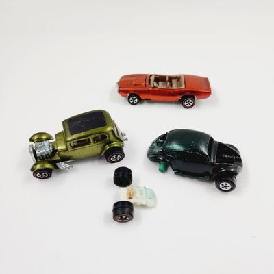 BROKEN LOT OF 1960"S REDLINE CARS