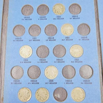 PARTIAL BUFFALO NICKEL COLLECTION