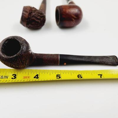 SET OF 3 VINTAGE SMOKING PIPES