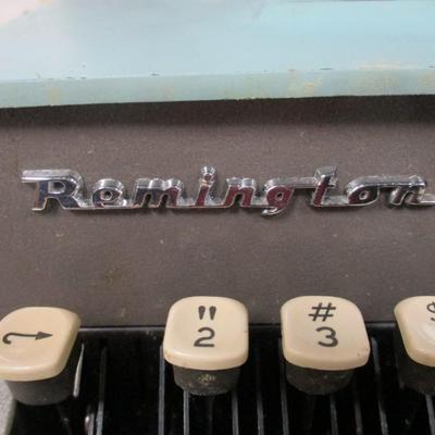 Remington Typewriter With Case
