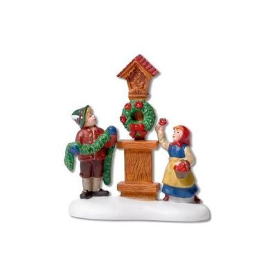 Dept 56 Alpine Village Series "Decorating The Wayside Shrine", 56320