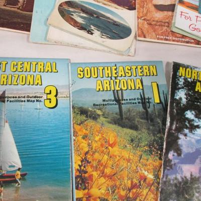 Collection Of Vintage Maps 1950's 1960's 1970's