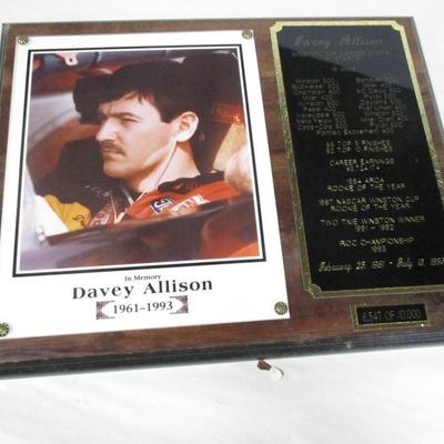 NASCAR Davey Allison Battery Operated Wall Clock (see all pictures)