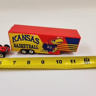 KANSAS KU JAYHAWKS BASKETBALL SEMI TRUCK COLLECTABLE 1:80 SCALE