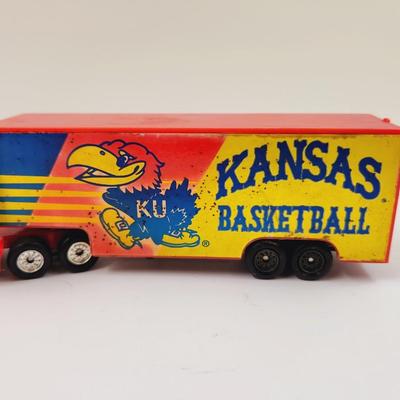 KANSAS KU JAYHAWKS BASKETBALL SEMI TRUCK COLLECTABLE 1:80 SCALE
