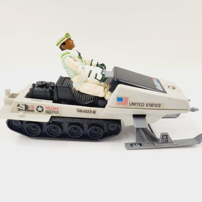 1983 GI JOE SKIMOBILE & ICEBERG ACTION FIGURE