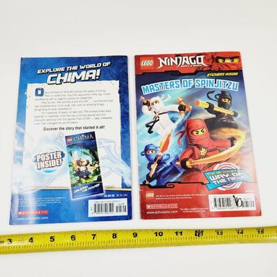 LEGO CHIMA & NINJAGO BOOKS - SEE DESCRIPTION