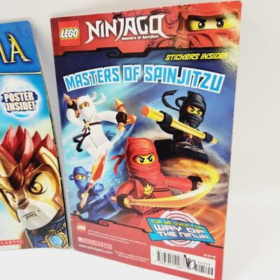 LEGO CHIMA & NINJAGO BOOKS - SEE DESCRIPTION