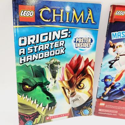 LEGO CHIMA & NINJAGO BOOKS - SEE DESCRIPTION